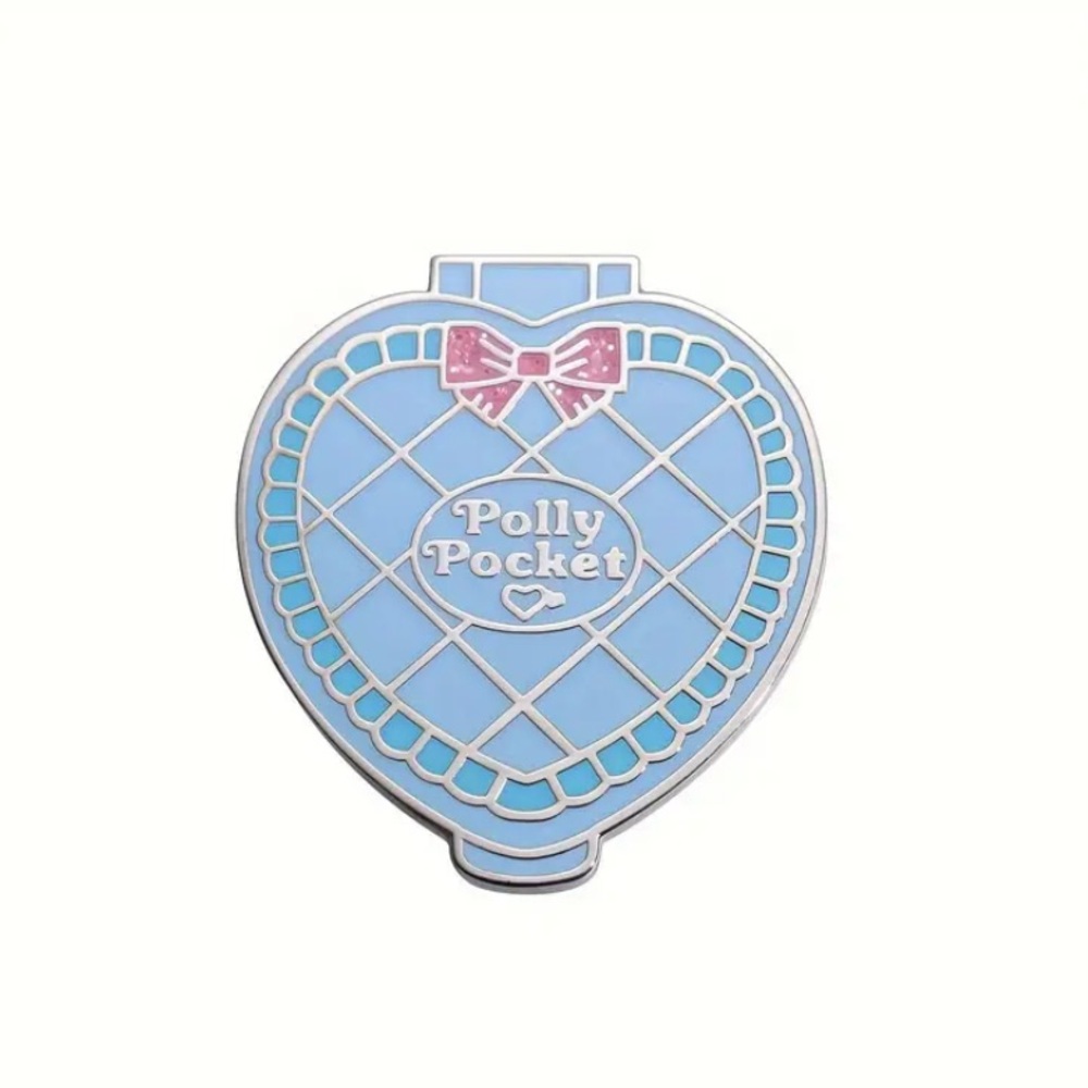 Polly Pocket pin brooch nostalgic 80s girls toy jewelry